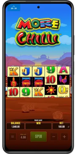 More Chilli play step free spins active